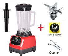 Load image into Gallery viewer, BPA Free 3HP 2200W Heavy Duty Commercial Grade Blender Mixer