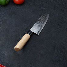 Load image into Gallery viewer, Laser Damascus Kitchen Set Knives