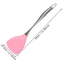 Load image into Gallery viewer, Pink Silicone Cooking Tools Stainless Steel