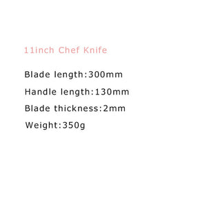 Kitchen Knife 8 9 10 11inch Chef Knives