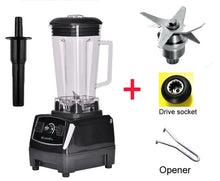 Load image into Gallery viewer, BPA Free 3HP 2200W Heavy Duty Commercial Grade Blender Mixer