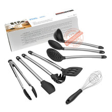 Load image into Gallery viewer, 8-Piece Kitchen Utensil Set Silicone Nonstick Cooking Utensils